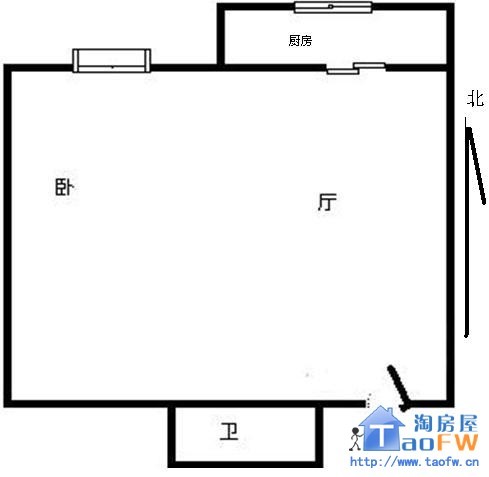 经典一居室 南向 精装修 10层