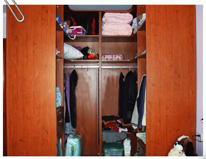 低价转一个全新小衣帽间,4组,可拆开,两两组合成对称的衣柜